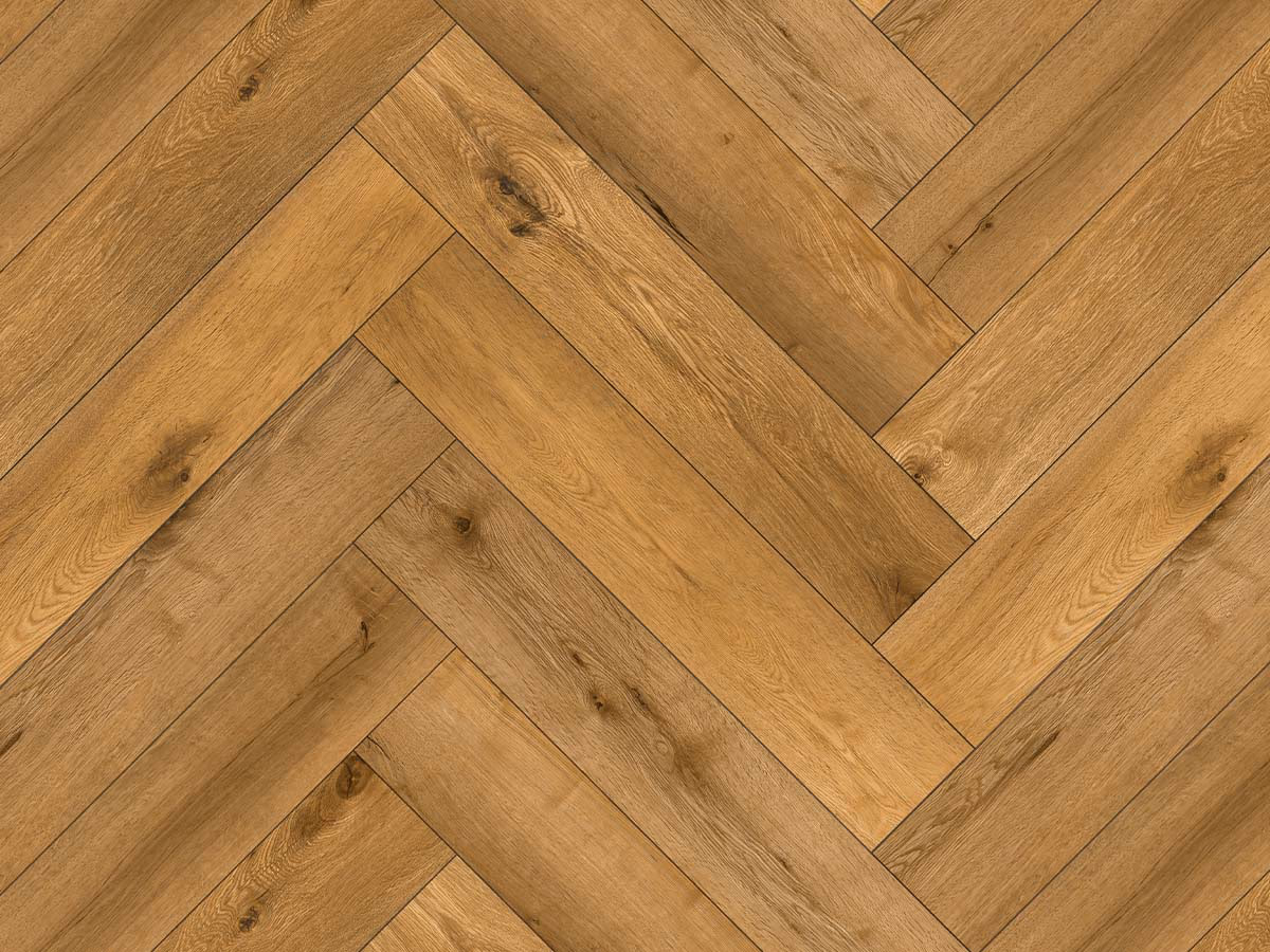 Gold Oak Visgraat Click — naturel eiken