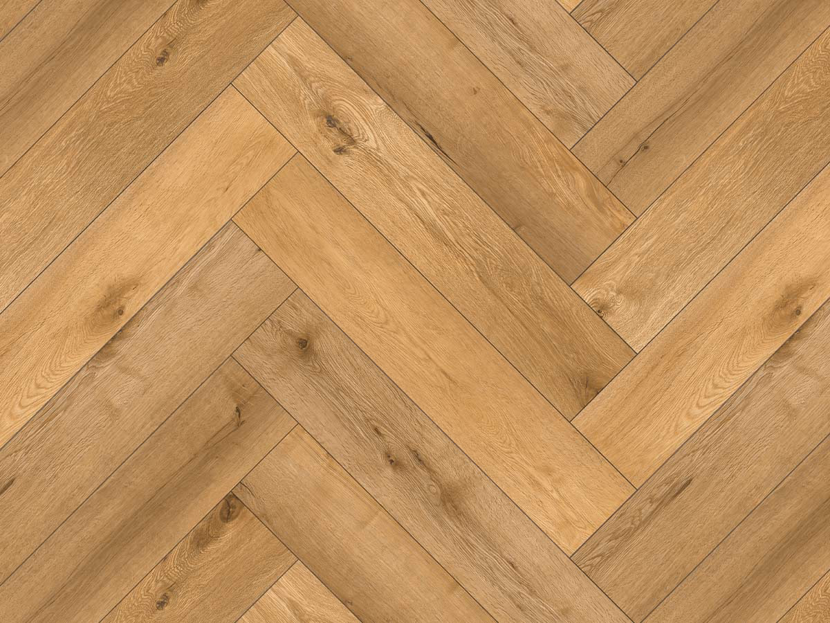Natural Oak Visgraat Click — naturel eiken