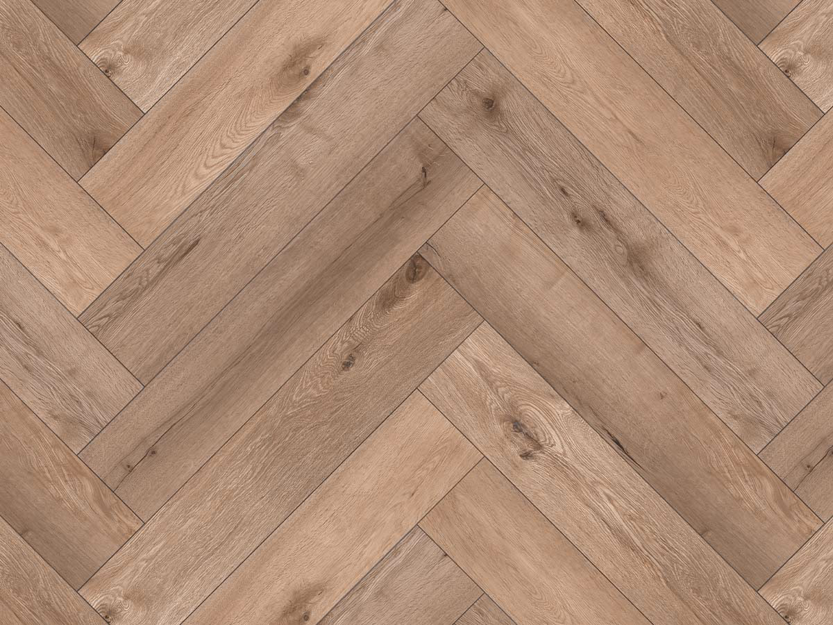 Melange Oak Visgraat Click — naturel eiken