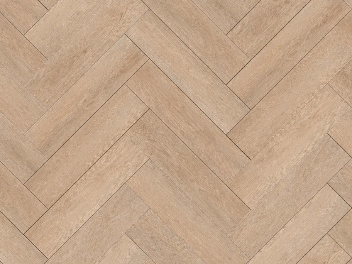 Slate Oak Visgraat Click — licht eiken