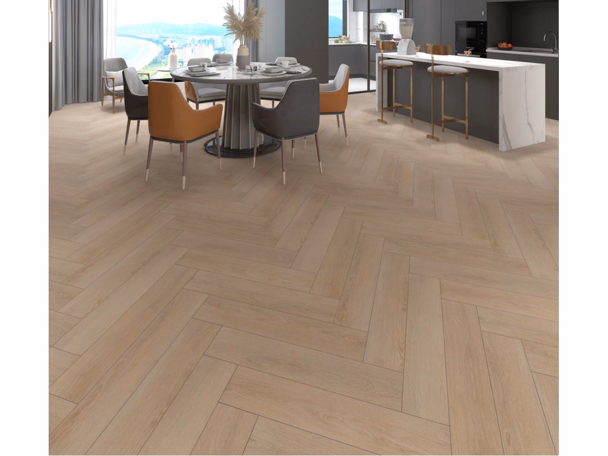 Slate Oak Visgraat Click